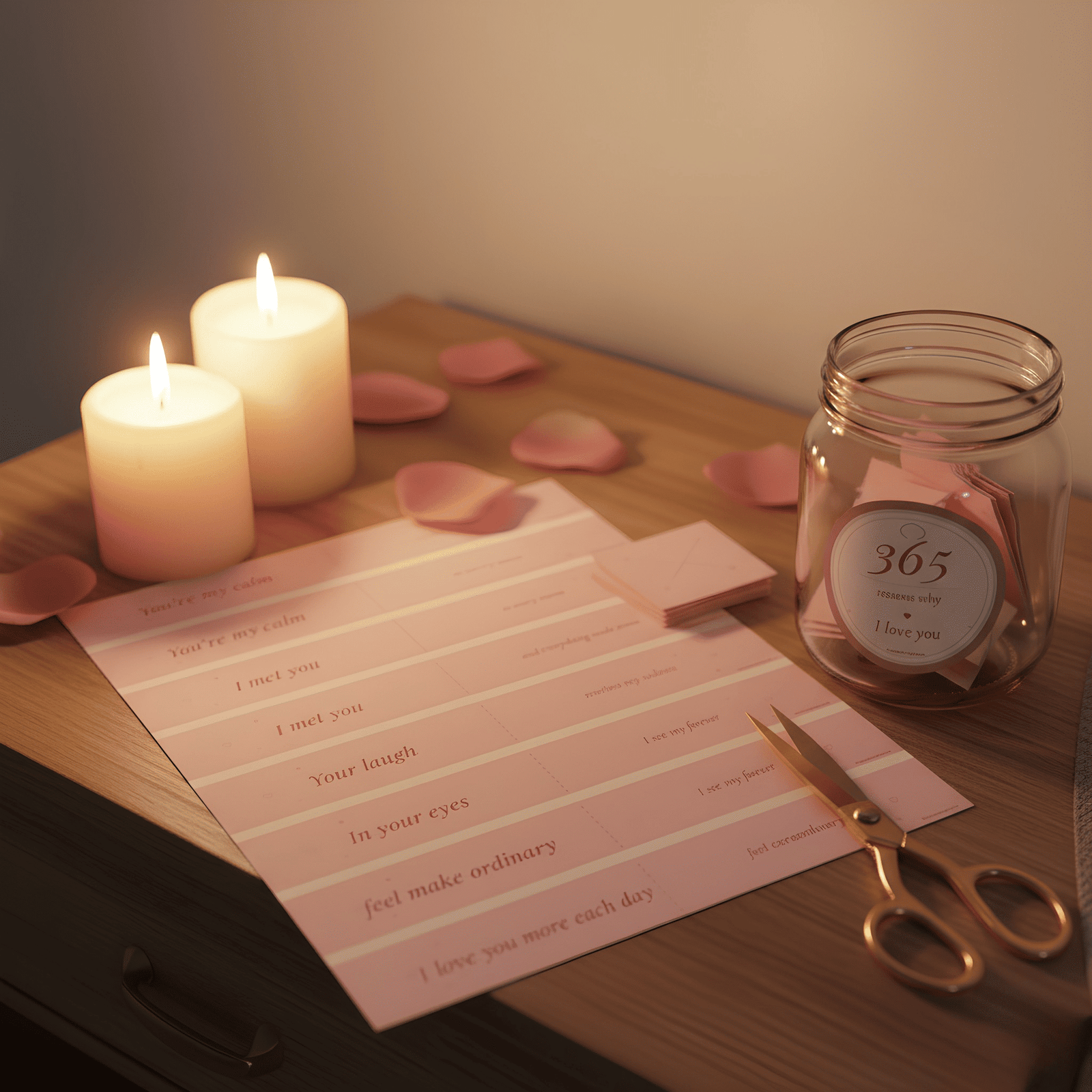 365 Reasons Why I Love You Jar Printable